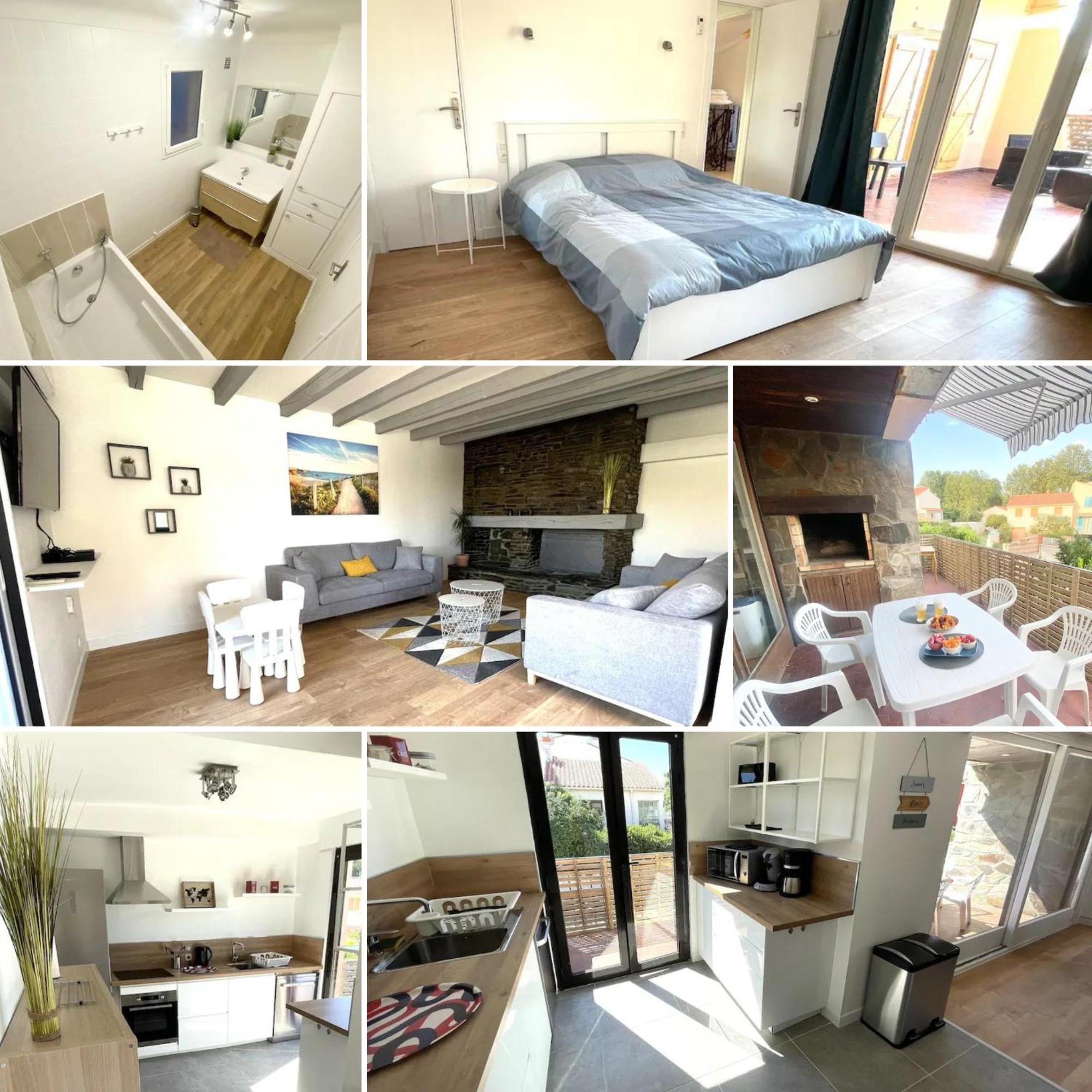 L'Artmonie - Climatise - Jardin - Centre-Ville - Plage แปร์ปินญอง ภายนอก รูปภาพ